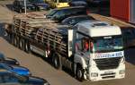 MB AXOR 1840 Sattelzug  mit Flachauflieger der Sped.