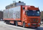MB ACTROS 1844 mit Auflieger wohl im Auftrag der Fa.