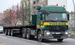 MB ACTROS 3348 mit langem Auflieger der Fa.