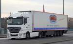 MB ACTROS 1844 mit Kühlfrachtauflieger der Fa.