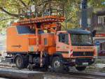MB 1317 Zweiwege-LKW mit Hydraulik-Arbeitsb�hne (ATLAS) der Fa.SPEFAKA Ges.