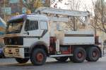 Typischer Schaustellerbetrieb LKW, ein MB 2648 mit EPS Spezial-LKW mit Krantelskopaufsatz der Fa.