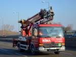 Interessanter kleiner MB Transport LKW Typ? mit kleinem Seilzugkran? als Aufsatz der Fa.