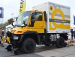 MB UNIMOG U 400 von ZAGRO umgebaut zum Zweiwege- Bahngleismessfahrzeug für die Fa.