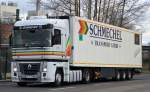 RENAULT MAGNUM 480 EEV Zugmaschine mit Auflieger der Fa.