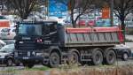 Vierachsiger SCANIA R420 Baukipper der Fa.