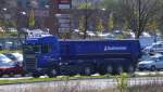 SCANIA R420 Sattelkipper der Fa.Lindemann am 15.04.14 Berlin-Marzahn.