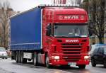 SCANIA R420 Sattelzug der polnischen Sped.
