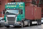 SCANIA Sattelzug der Sped.