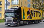 Ein SCANIA G 380 der Sped.
