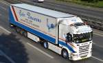 SCANIA Super R? Zugmaschine mit Kühlthermoauflieger aus den Niederlanden der Fa.