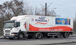 SCANIA P 320 Zugmaschine mit Trailer der Fa.