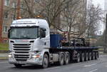 Schwertransport der Fa.