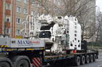 Schwertransport der Fa.