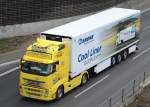 VOLVO FH 500 EEV XL GLOBETROTTER von BERND THIEL mit Kühlthermoauflieger der Fa.