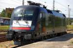 MRCE Dispolok ES 64 U2-036 (91 80 6182 536-3-D-DISPO) immer noch an die DB vermietet? pausiert abgestellt am 02.07.12 Bhf.