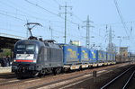 Schon ein wenig überraschend, ES 64 U2-035 [NVR-Number: 91 80 6182 535-5 D-DISPO, Siemens Bj.2004] für TXL mit einer gemischten Güterzugleistung heute am Sonntag, 03.04.16 Durchfahrt