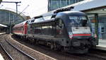 Das aus Trainspotter-Sicht echte Highlight in diesem Frühsommer/Sommer 2017 in Berlin war der nur Montags in diese Konstellation verkehrende IRE aus Hamburg vormittags mit 218ér