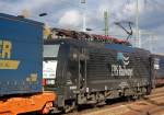 Wiederum Nachschuss im besseren Licht der MRCE Dispolok ES 64 F4-208 der ERSR am 06.11.2 Bhf.