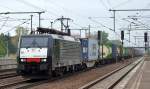 MRCE Dispolok E 189-213/ES 64 F4-213 für ERSR tätig mit Container- u.