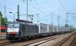 MRCE Dispolok ES 64 F4-210 von ERSR am 07.08.14 Durchfahrt Bhf.