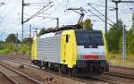 MRCE Dispolok E 189-206/ES 64 F4-206 für RTB tätig auf Leerfahrt Bhf.