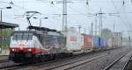 ERSR Poznan Shuttle auf dem R�ckweg nach Rotterdam mit E 189-212/ES 64 F4-212 und KLV-Zug am 14.07.15 Bhf.