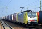 ERSR auf dem Rückweg nach Rotterdam mit ES 64 F4-202 und dem Poznan-Shuttle am 29.10.15 Bhf.