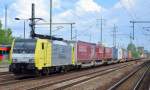 ERSR Poznan Shuttle mit MRCE Dispolok E 189-203/ES 64 F4-203 am 21.07.15 Bhf.