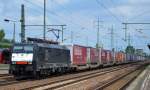 ERSR Poznan-Shuttle mit MRCE Dispolok E 189-200/ES 64 F4-200 auf dem Rückweg nach Rotterdam am 16.07.15 Bhf.