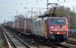 ERSR mit E 189-206 und dem Poznan-Shuttle auf dem Rückweg nach Rotterdam am 01.03.16 Berlin-Hirschgarten.