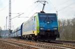 PKP Catgo mit EU45-205/189-205 und Ganzzug Schüttgutwagen am 08.06.13 Berlin-Wuhlheide.