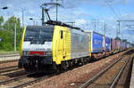 ERSR E 189-202/ES 64 F4-202 mit dem Poznan-Shuttle auf dem Rückweg nach Rotterdam am 06.07.16 Bf.