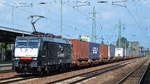 ERSR mit MRCE Dispo 189-201/ES 64 F4-201 und KLV-Zug am 14.06.16 Bf.