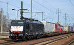 ERSR mit der MRCE Dispo E 189-210 und dem Poznan-Shuttle auf dem Rückweg nach Rotterdam, 22.03.17 Bf.