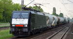 DB Cargo mit der MRCE Dispo ES 64 F4-459/189 459-1 und einem relativ kurzen gemischtem Güterzug am 30.05.17 Berlin-Hohenschönhausen.