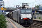 Raildox mit der MRCE Dispo ES 64 F4-806/189 806-3 mit Ganzzug gedeckter SChüttgutwagen am 27.09.17 BF.