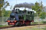 Wie schon bei früheren Inno Trans Messen war wieder die vom DLFS - Dampflokfreunde Salzwedel e.V. betreute kleine Dampflok Emma No.2 (Achsfolge Bn2T, Hanomag Bj.1925, Eigentümer Hermann Wiebe) vor Ort um Mitfahrten zu veranstalten, 28.09.14 Besuchertage auf der Inno Trans Berlin. 