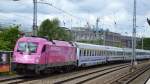 EC 43 Richtung Warszawa Wschodnia mit PKPIC Husarz 5 370 010 am 16.06.15 Berlin-Köpenick.
