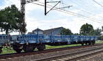 Polnischer Drehgestell-Flachwagen der PKP CARGO S.A.
