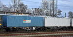 PKP CARGO S.A., Warszawa [PL] als Einsteller eines Gelenk-Containertragwagens mit der Nr.