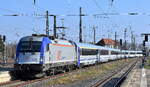 PKP Intercity spółka z o.o., Warszawa [PL] mit ihrer 5 370 007  [NVR-Nummer: 91 51 5370 007-4 PL-PKPIC] und dem EC46  BERLIN-WARSZAWA-EXPRESS  Richtung Berlin Hnf.