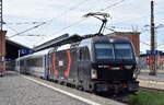 PKP Intercity Sp. z o.o., Warszawa [PL]  mit der Cargounit Leasing Vectron  5370 052-0  [NVR-Nummer: 91 51 5370 052-0 PL-ID], Name:   SOLEK  mit EC Richtung Polen am 01.07.26 Abfahrt Bahnhof Frankfurt/Oder.