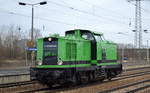 V 100-BUG-04 (202 140-8) am 24.01.18 Bf. Flughafen Berlin-Schönefeld.