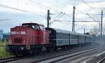 WFL Lok 22 203 114-4 am Ende eines Sonderzuges zum Herbstfest im Bw.
