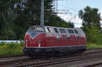 Überrraschung, PEG 221 145-6 (92 80 1221 145-6 D-PEG) am 06.08.17 auf Leerfahrt Berlin-Springpfuhl.