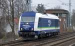 IntEgro Lok 223 152 (92 80 1223 152-0 D-PRESS, Siemens Bj.2011) bei PRESS registiert nun endlich auch mal vor meiner Linse am 16.02.15 Richtung Bernau in Berlin-Karow.