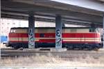 Leider wieder mal total ung�nstig abgestellt, diesmal die inzwischen f�r die CLR -Cargo Logistik Rail Service t�tige 228 321-6 (92 80 1228 321-6 D-CLR) unterhalb der Berliner Putlitzbr�cke platziert,