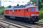MEG 318 (232 690-8) hat einen Zementstaubzug Richtung Gbf.