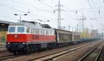 232 079-4 mit gemischtem Güterzug am 30.10.15 Bhf.